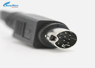 Electronic Power Cord Cable 9Pin Mini Din Male Connector Stable OEM Accepted