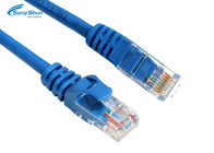 Blue UTP CAT 5e Network Patch Cord High Precision Optional Cable Color 0.3m-30m