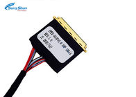LCD Display LVDS Cable Assembly Wrapped Twisted Pair Customized Conductor Size