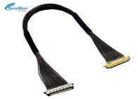 LCD LVDS Cable 30PIN , IPEX 20474 To JAE FI-X30C-NPB Micro Coax LVDS Monitor Cable