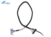 Customized 40pin LVDS Cable Assembly FI-RE 51Pin To Dupont 2.0mm 7/0.127mm