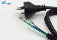 Power Supply Cable Assembly Parts , Brass Based Tab 4.8x0.81 Terminal 18 AWG Cable