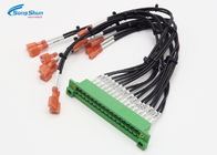 Bare Copper Faston Cable Wire Harness 3.81mm Terminal Blocks 6.35x0.81mm