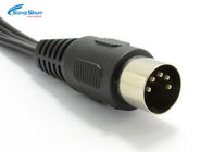 Digital Video Audio Cable Cord Component Adapter RCA Plug Sound Bar 5 Pin Mini Din To 3 Rca Cable