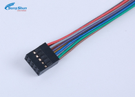 PVC Jacket Ribbon Cable Assemblies , Dupont Connector Cable Assembly